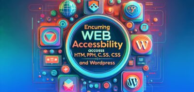 Ensuring Web Accessibility Across Different Platforms: HTML, PHP, CSS, JS, and WordPress image