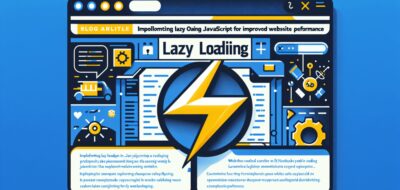 Implementing Lazy Loading in JavaScript for Improved Website Performance image