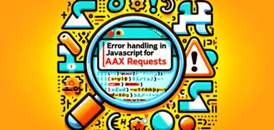 Error Handling in JavaScript for AJAX Requests image