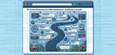 The Continuous Learning Curve in Web Development: A Pathway to Growth image