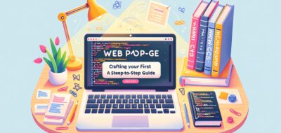 Crafting Your First Web Page: A Step-by-Step Guide image