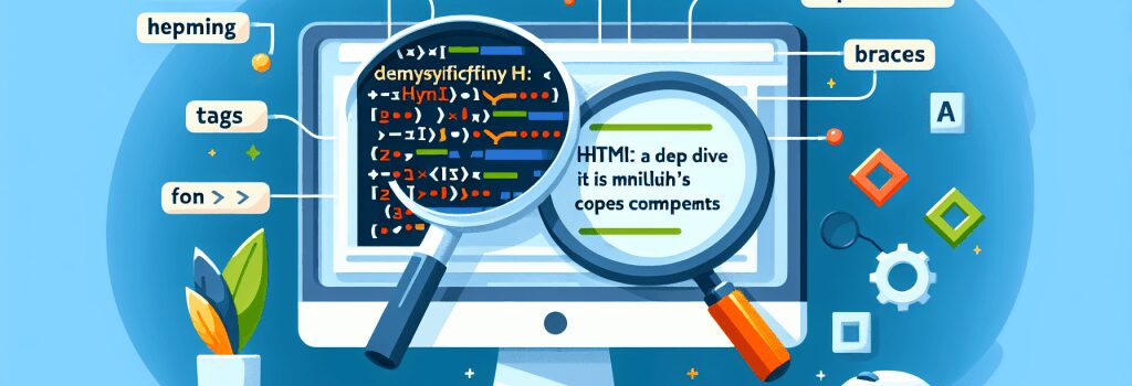 Розкриваємо суть HTML: Глибоке дослідження його основних компонентів image