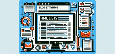 HTML Lists: Organizing Your Content Effectively image