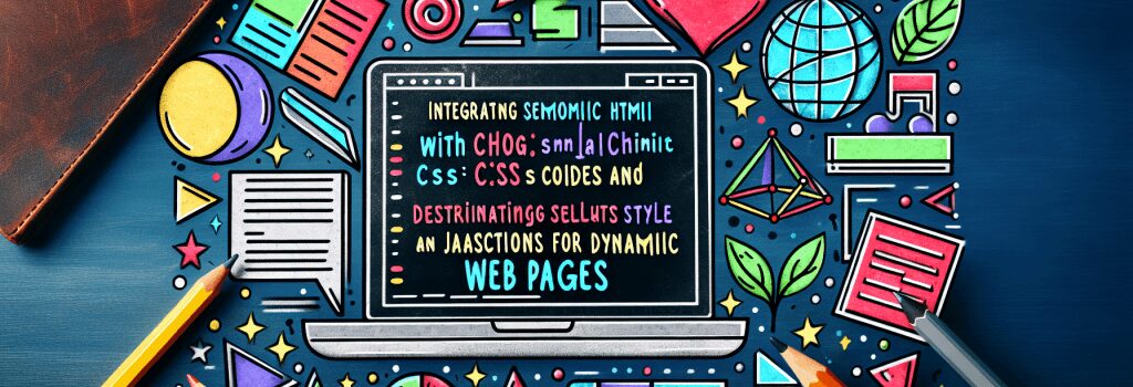 Інтеграція семантичного HTML з CSS та JavaScript для динамічних веб-сторінок image