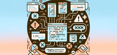 Debugging Common Issues in HTML Forms and Input Validation image