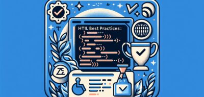 HTML Best Practices: Writing Clean and Accessible Code image