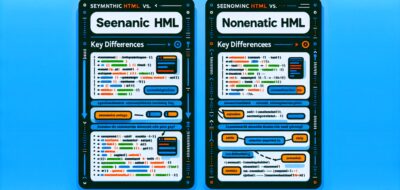 Semantic HTML vs. Non-Semantic HTML: Key Differences image