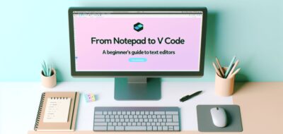 From Notepad to VS Code: A Beginner’s Guide to Text Editors image