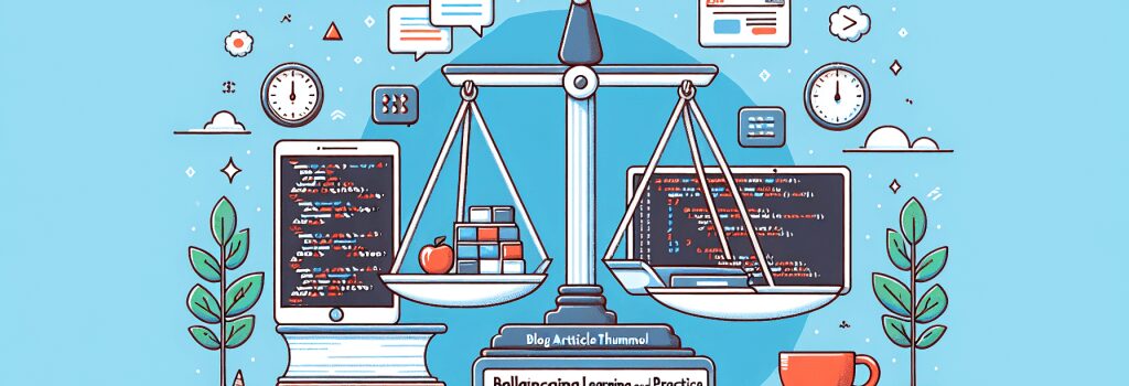 Збалансоване поєднання навчання та практики: Посібник для майбутніх веб-розробників image