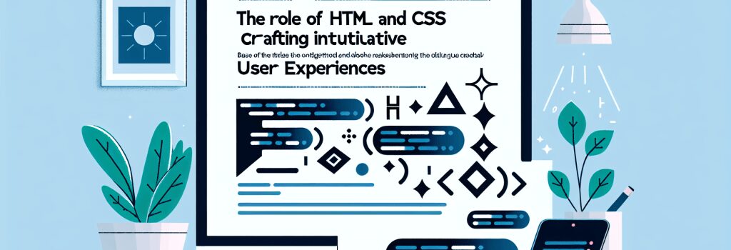 The Role of HTML and CSS in Crafting Intuitive User Experiences image