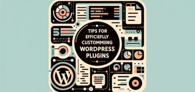 Tips for Efficiently Customizing WordPress Plugins image