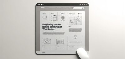 Дослідження переваг мінімалістичного веб-дизайну image