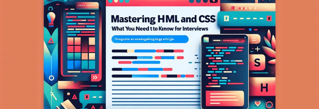 Mastering HTML and CSS: What You Need to Know for Interviews image