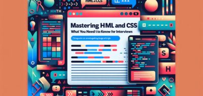 Mastering HTML and CSS: What You Need to Know for Interviews image