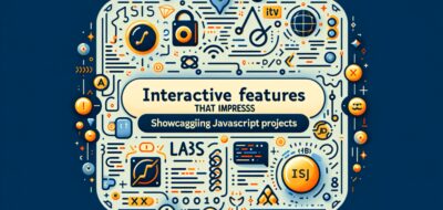 Interactive Features That Impress: Showcasing JavaScript Projects image