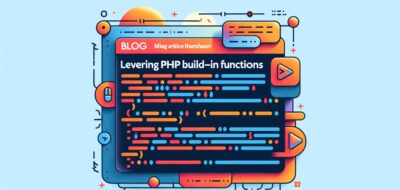 Leveraging PHP Built-in Functions for Rapid Development image