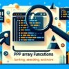 PHP Array Functions: Sorting, Searching, and More image