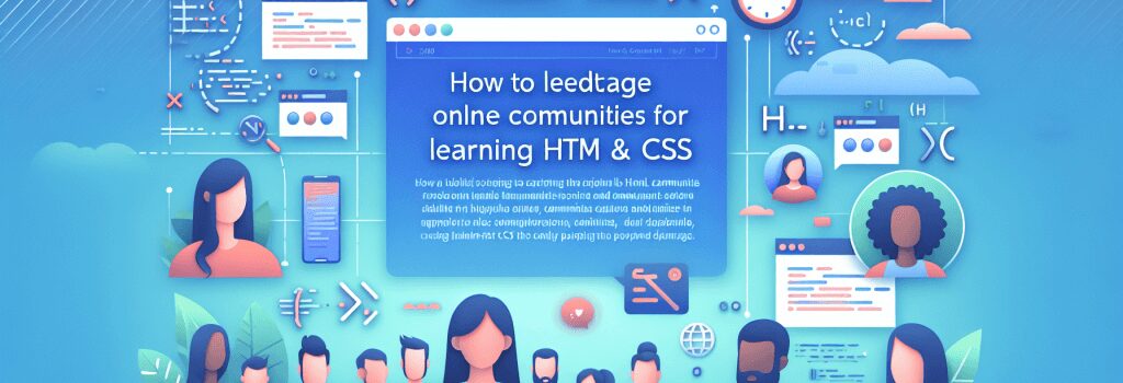 How to Leverage Online Communities for Learning HTML and CSS image