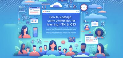 How to Leverage Online Communities for Learning HTML and CSS image