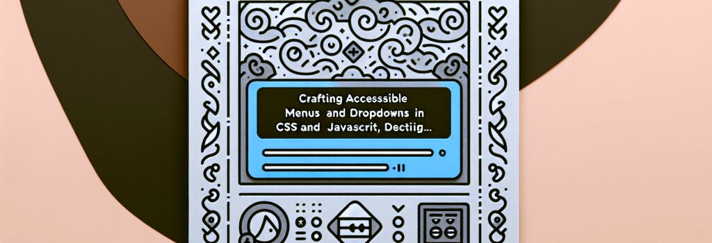 Crafting Accessible Menus and Dropdowns in CSS and JavaScript. image