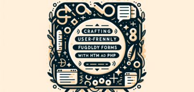 Створення зручних для користувача форм за допомогою HTML та PHP image