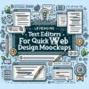Використання текстових редакторів для швидких макетів веб-дизайну image