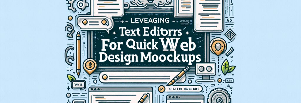 Використання текстових редакторів для швидких макетів веб-дизайну image