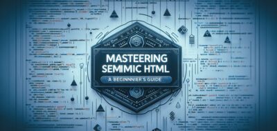 Mastering Semantic HTML for Web Developers: A Beginner’s Guide image