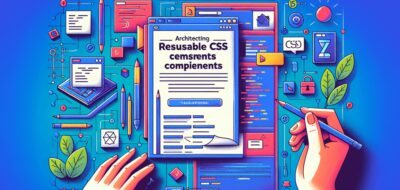 Architecting Reusable CSS Components for Efficient Design image