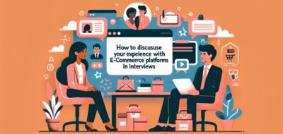 How to Discuss Your Experience with E-commerce Platforms in Interviews image