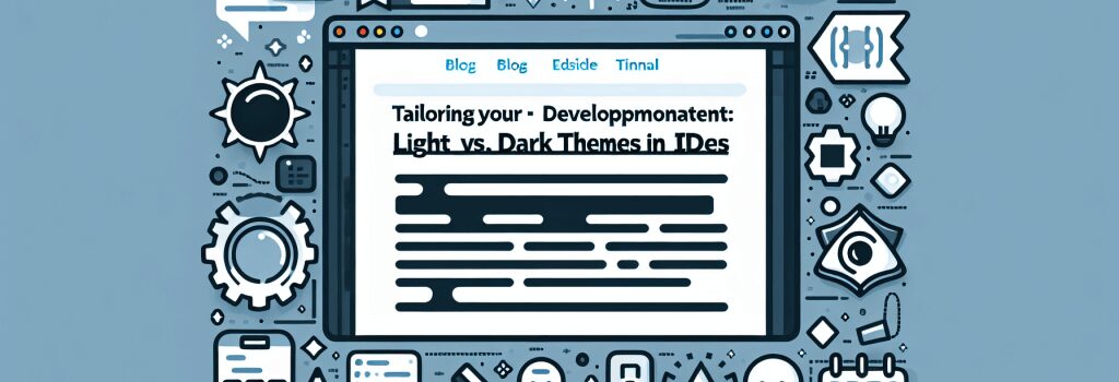 Tailoring Your Development Environment: Light vs. Dark Themes in IDEs image