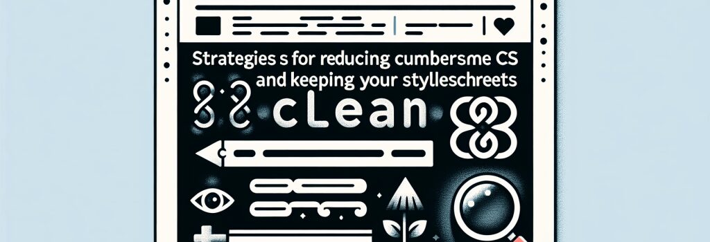Strategies for Reducing Cumbersome CSS and Keeping Your Stylesheets Clean image