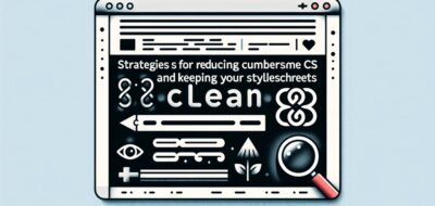 Strategies for Reducing Cumbersome CSS and Keeping Your Stylesheets Clean image