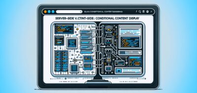 Server-Side vs. Client-Side Rendering: Conditional Content Display image