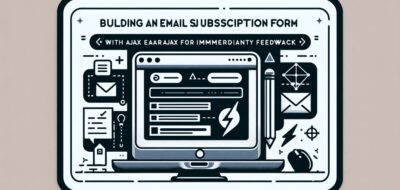Building an Email Subscription Form with AJAX for Immediate Feedback image