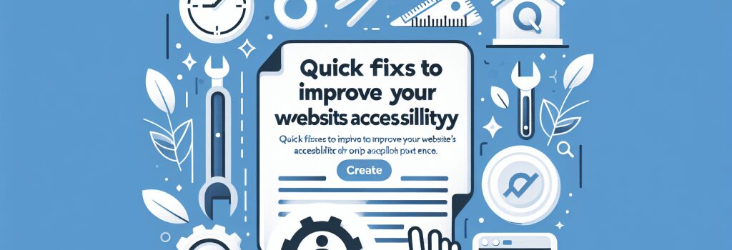 Quick Fixes to Improve Your Website’s Accessibility image