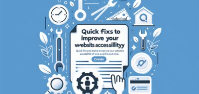 Quick Fixes to Improve Your Website’s Accessibility image