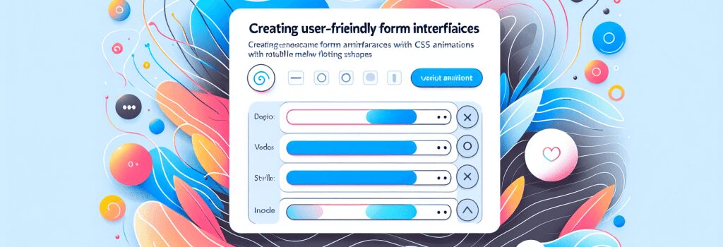 Creating User-Friendly Form Interfaces with CSS Animations image