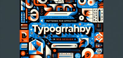 Patterns for Effective Typography in Web Design image