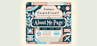 Creating an Exceptional About Me Page image
