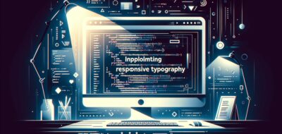 Implementing Responsive Typography in Web Design image