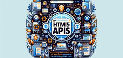 HTML5 APIs: Expanding the Functionality of Web Pages image