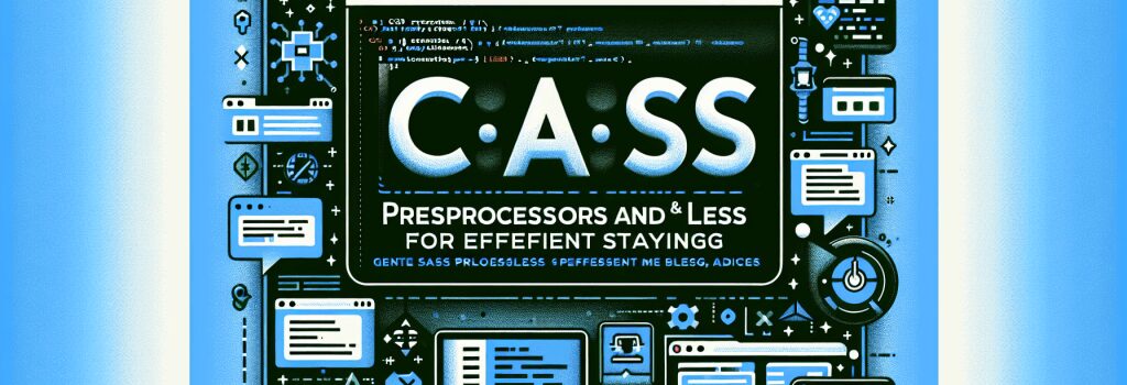CSS Preprocessors: SASS and LESS for Efficient Styling image