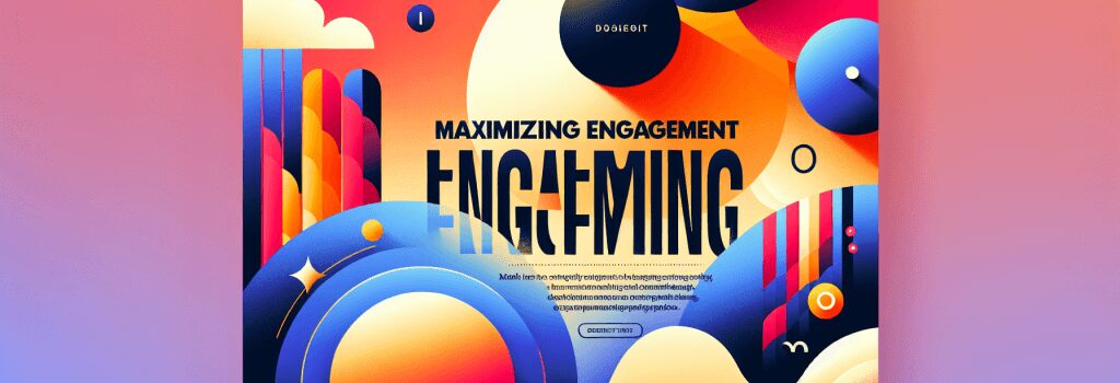 Maximizing Engagement Through Strategic Use of Color and Typography image