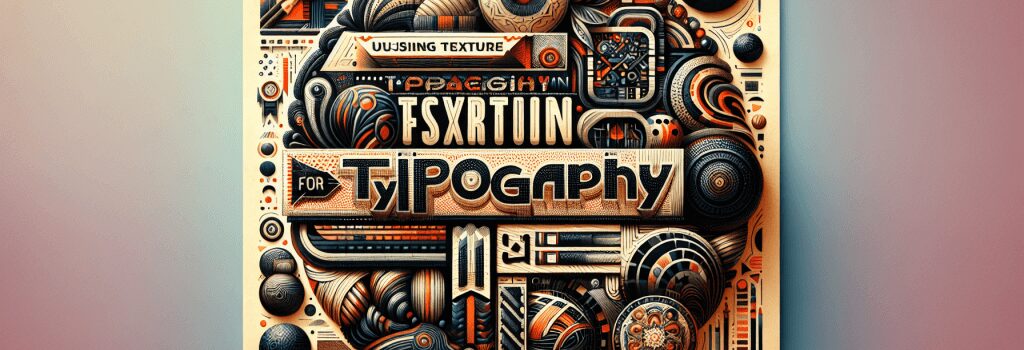 Utilizing Texture and Patterns in Typography for Web Design image