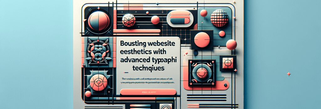 Boosting Website Aesthetics with Advanced Typography Techniques image