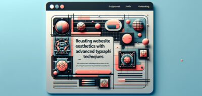 Boosting Website Aesthetics with Advanced Typography Techniques image
