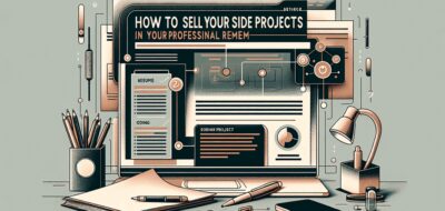 Як продати свої бокові проекти в своєму професійному резюме image
