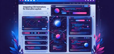 Integrating CSS Animations for Interactive Layouts image