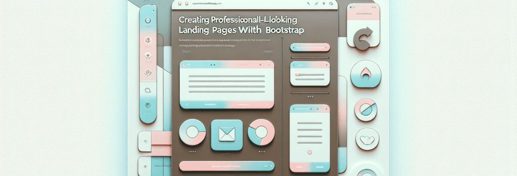 Creating Professional-Looking Landing Pages with Bootstrap image